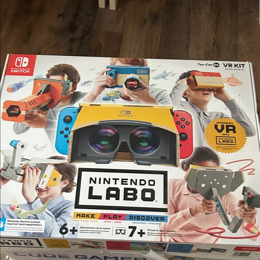 Nintendo Labo VR Kit with Colorful Accessories